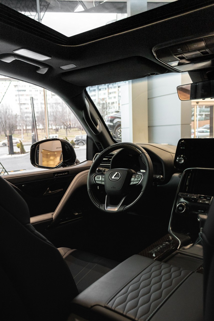 Lexus LX parked in a city location 