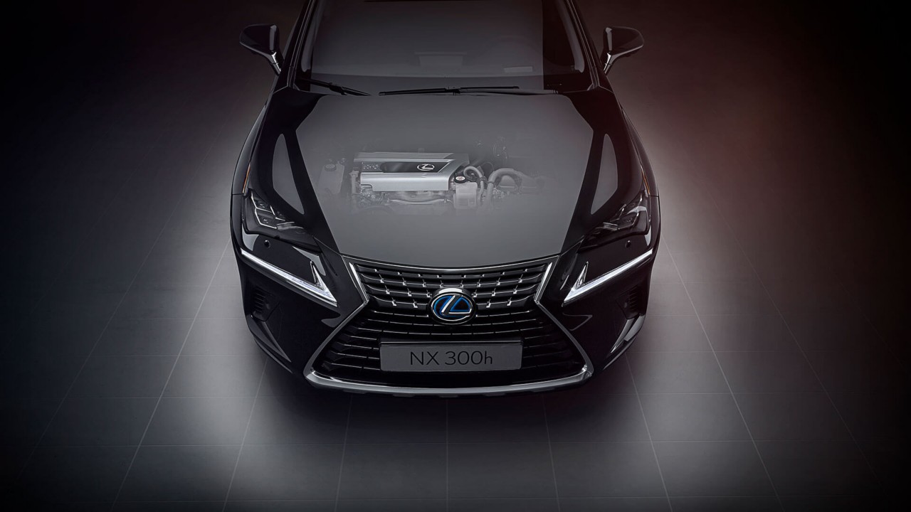 Virtual x-ray screening of a Lexus NX 300h 