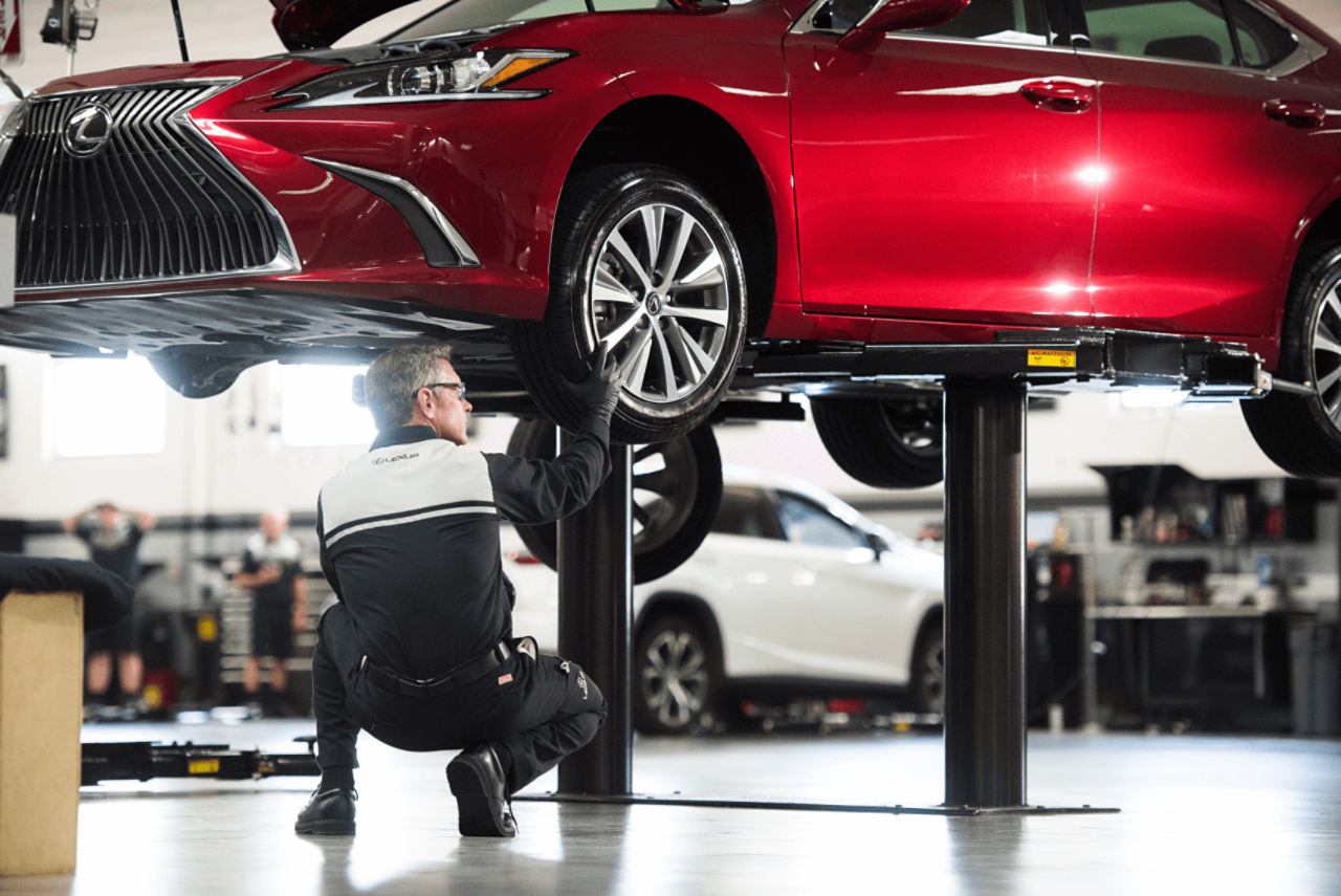 Lexus-Service-Tech-Lifted